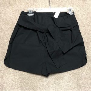 Kate spade paper bag high waist shorts black bow